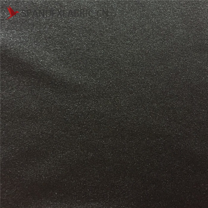 4 Way Stretch Black Lycra Nylon Muslin Fabric