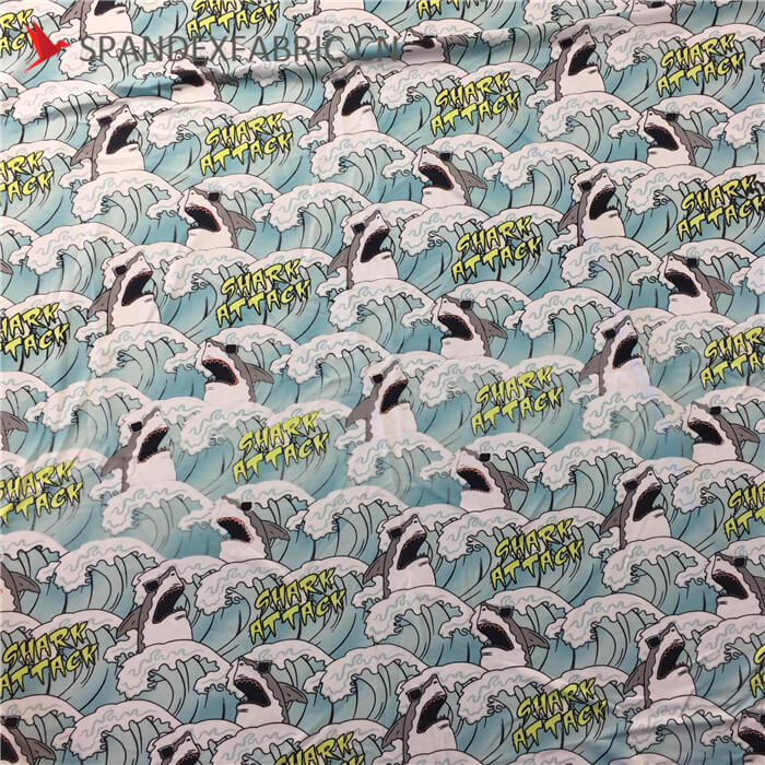 90 Nylon 10 Spandex Animal Print Kids Stretch Fabric