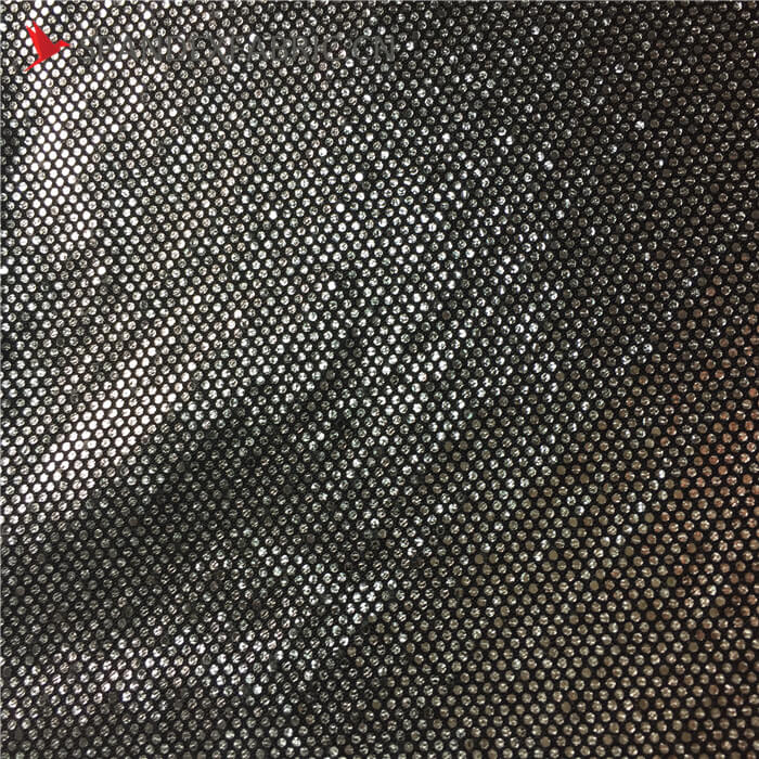 Black Aluminum Transfer Foil Lycra Printing Fabric