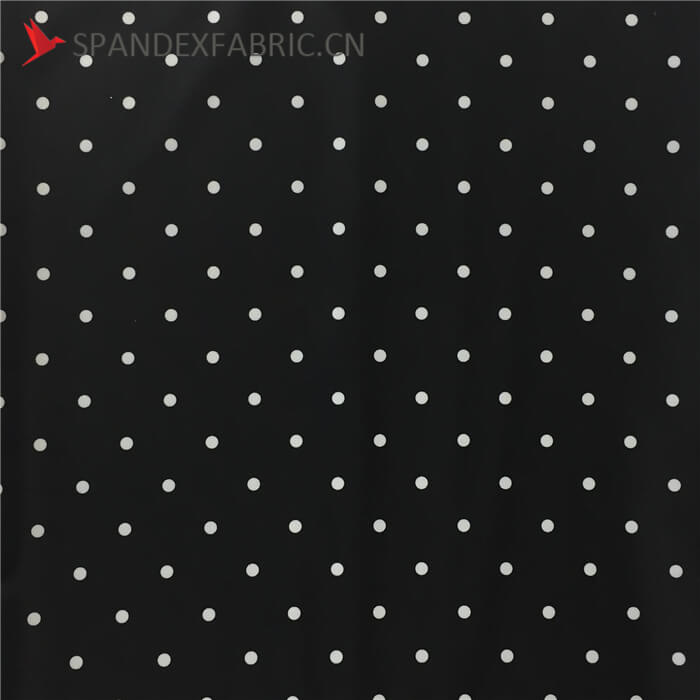 Cheap Polka Dot Poly Spandex Fabric Wholesale