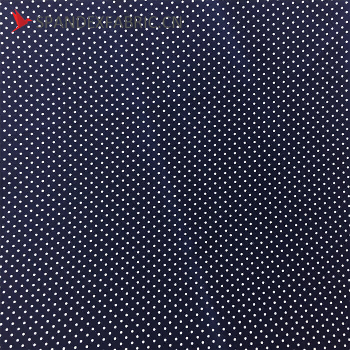 Cheap Polka Dot Poly Spandex Fabric Wholesale