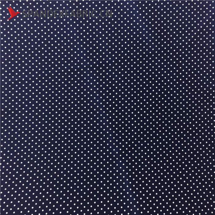 Cheap Polka Dot Poly Spandex Fabric Wholesale