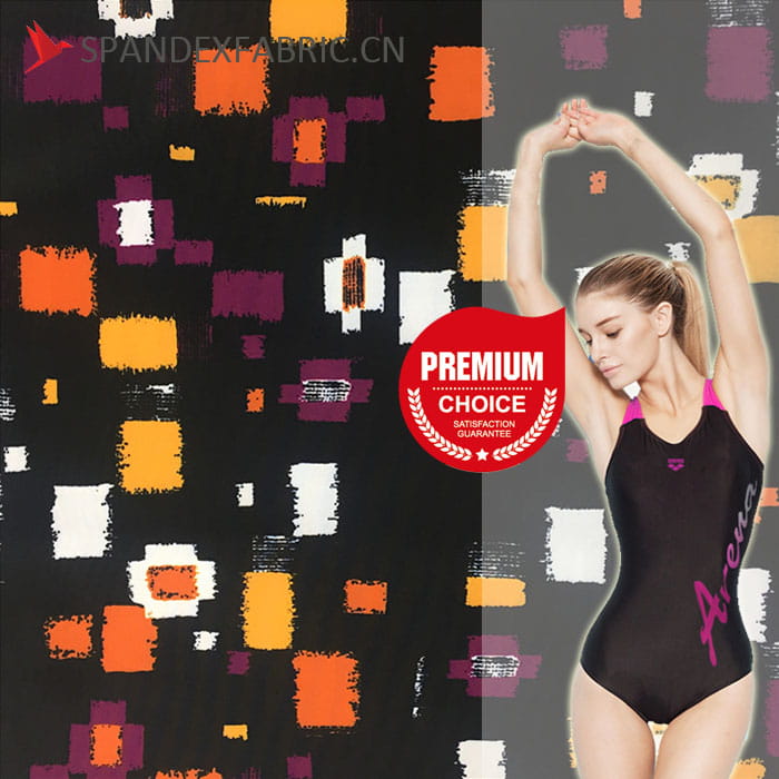 Printed Lycra Nylon Swimwear Fabric